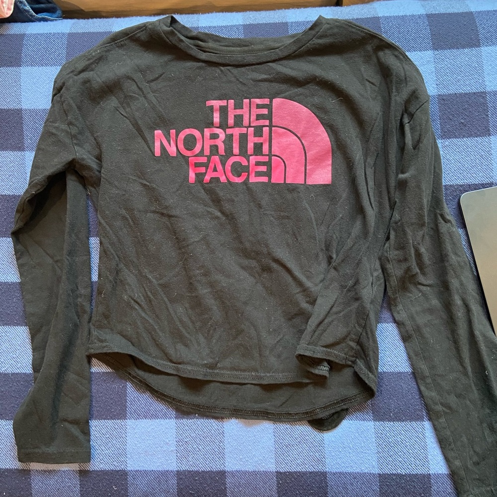 Girls The North Face long sleeve top 10/12